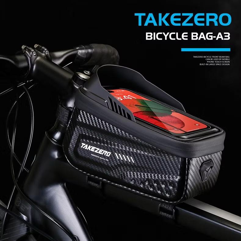 Tas Sepeda Anti Air dengan Layar Sentuh & Lubang Headset